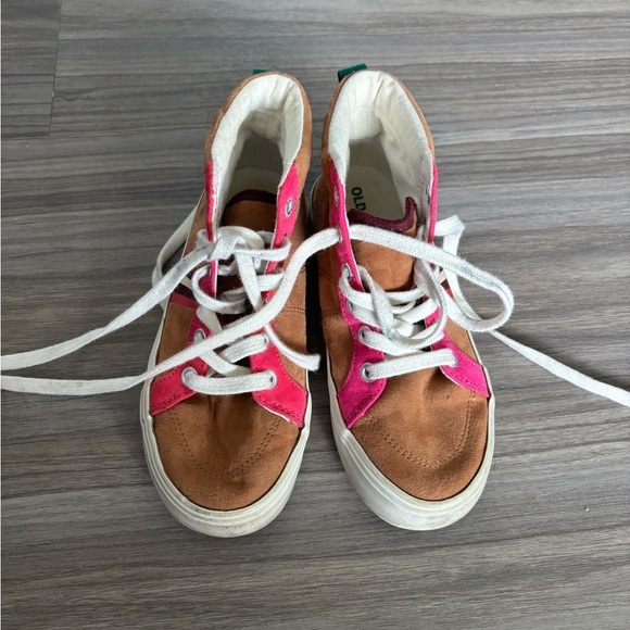 Old Navy Pink and Brown Sneakers Casual Style - Picture 1 of 4